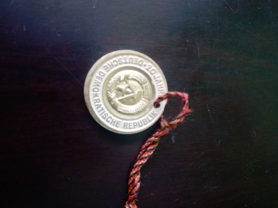 Brelok PRL 7szt. Labimex, Ampag, Corvin, 30-lecie Republiki Niemiec