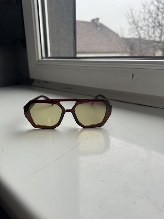 Okulary zieleń i brąz hit