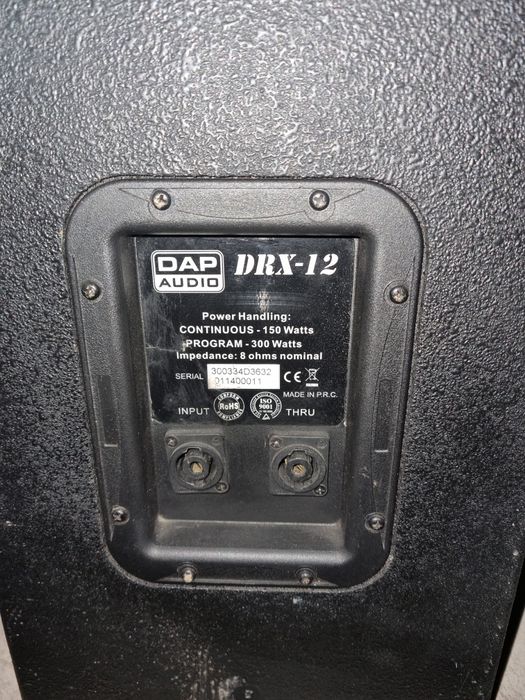 Colunas Dap Audio DRX 12