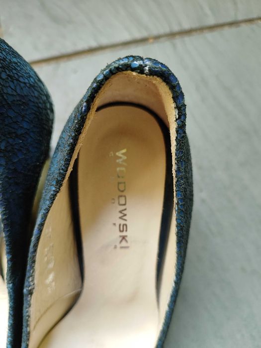 Szpilki buty na obcasie Wodowski skóra 37