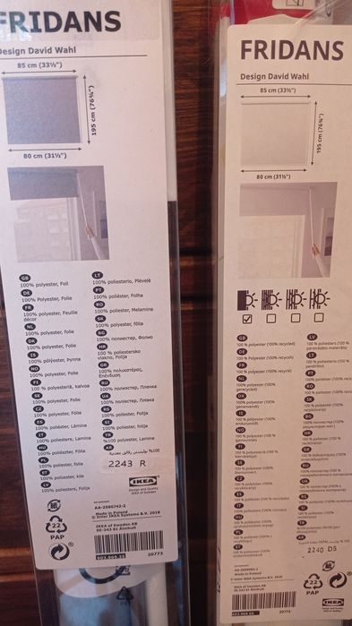 Roleta Fridans 85x195