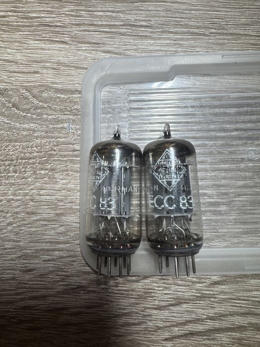 Telefunken ecc83 Smooth plate para