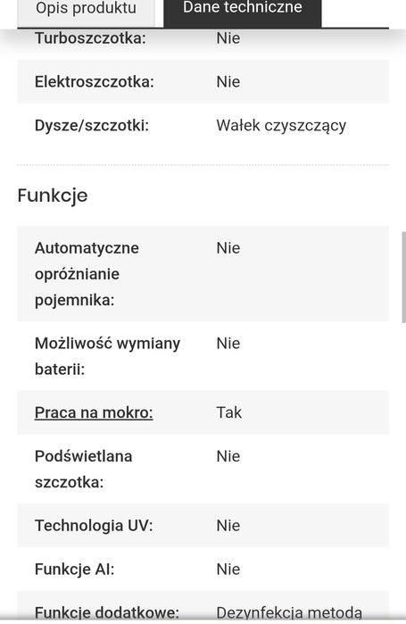 Odkurzacz Mopujacy Mova K20 Pro