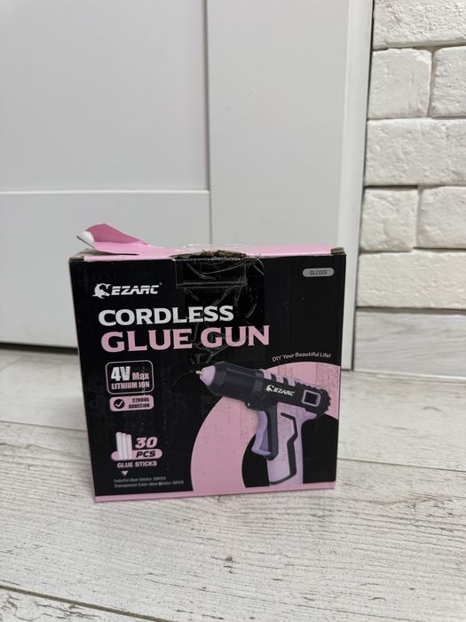Bezprzewodowy Pistolet do Kleju EZARC Akumulatorowy Szybkie Nagrzewanie Powystawowy