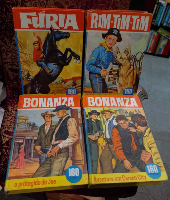 Coleção Heróis - Bonanza, Fúria, Rim-Tim-Tim 4 unidades