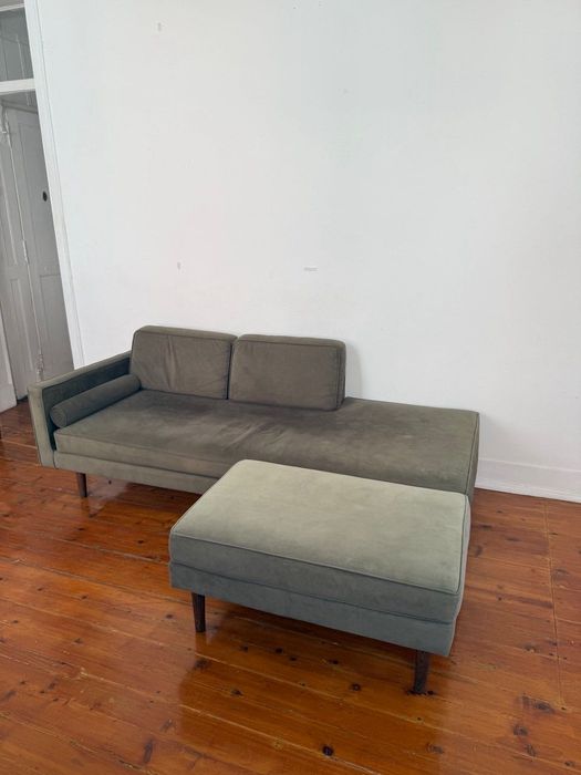 Sofá designer usado