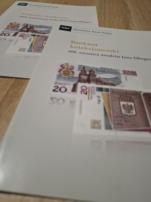 Folder - 600.rocznica urodzin Jana Długosza - 2 szt.