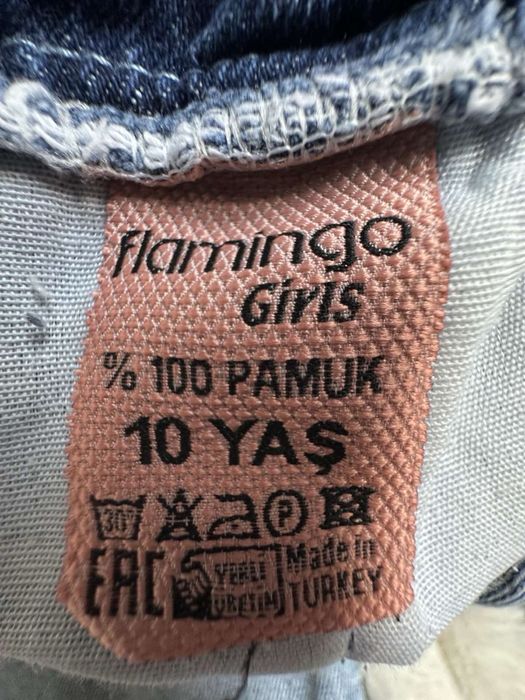 Джинси палаццо Flamingo на  134 р. на резинці для дівчинки