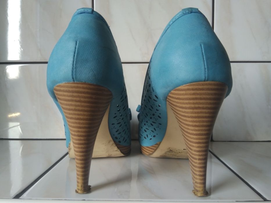 szpilki open toe roz.38