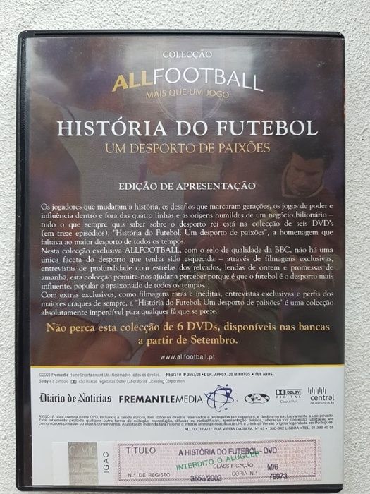DVD - História do Futebol