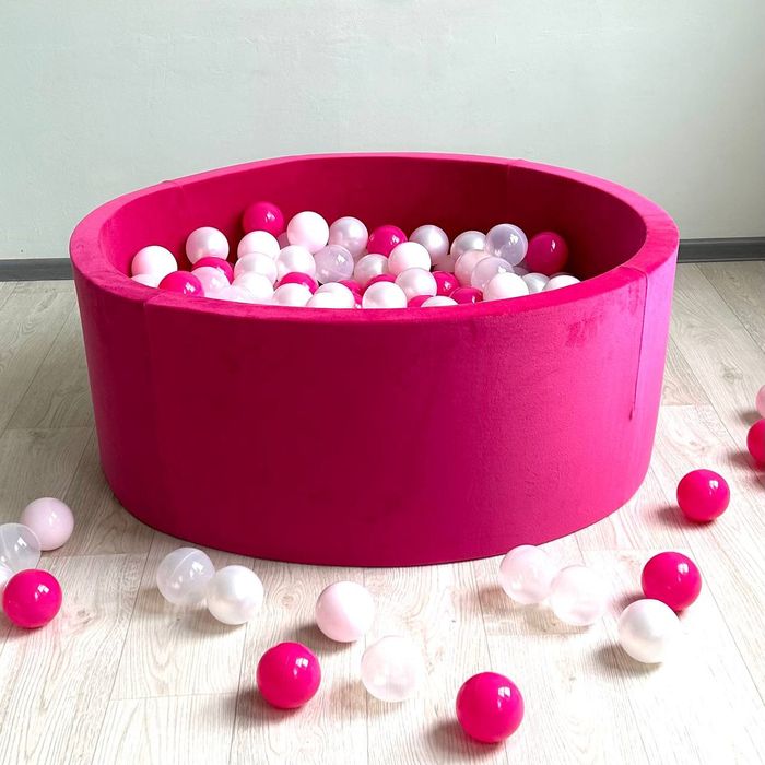 Сухий басейн з кульками та без, діаметр100см, сухой бассейн с шариками