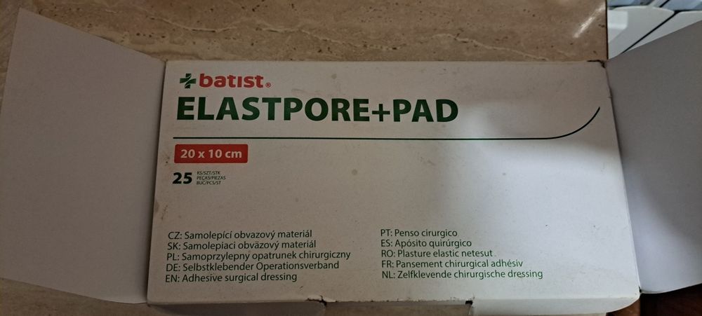 Opatrunek chirurgiczny 20×10