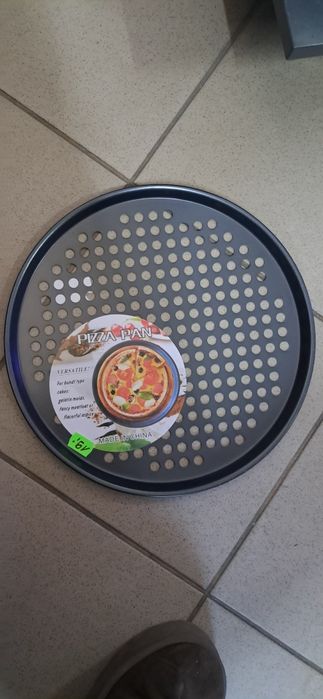 Blacha na pizzę okrągła forma nieprzywierający do pizzy blaszka taca