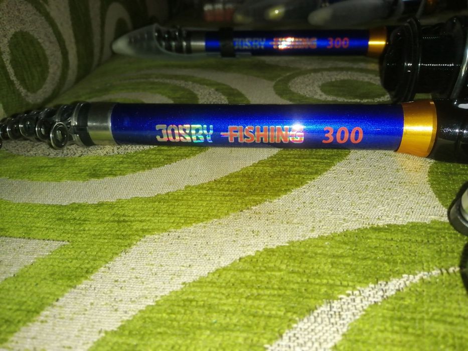 2 wędki teleskopowe 3m z kołowrotkami nowe