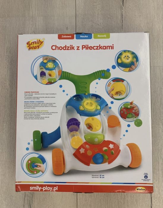 Chodzik z piłeczkami nowy smily play
