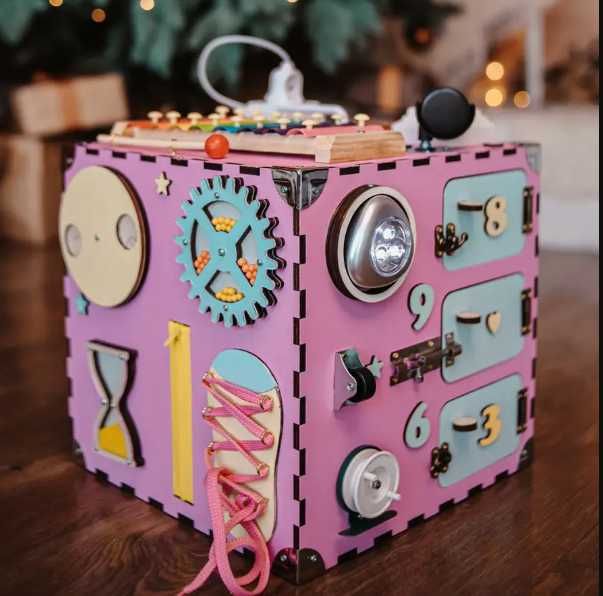 Бізікуб бизикуб бізіборд бизиборд бізі куб 25 іграшок в одному кубі