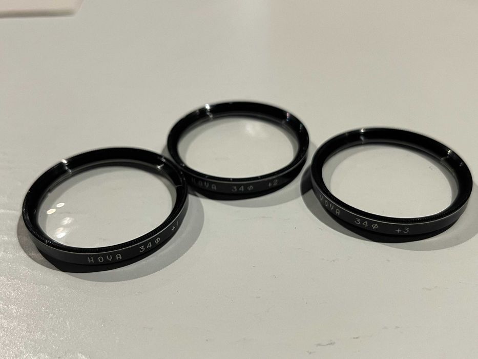 Filtros Hoya 34m +1 +2 +3 CoseUp
