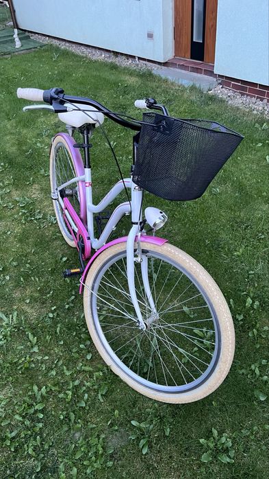 Rower damski Cossack Miami 28” Shimano Nexus 3 | aluminiowy | koszyk | cruiser