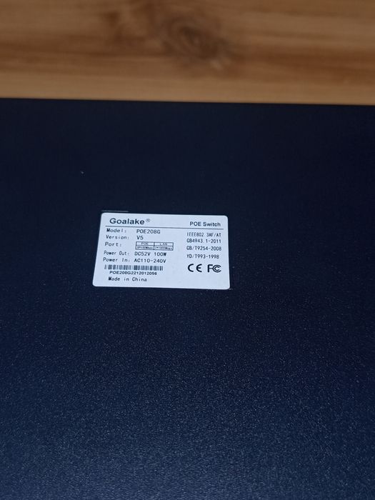 Przełącznik Goalake AI PoE Switch