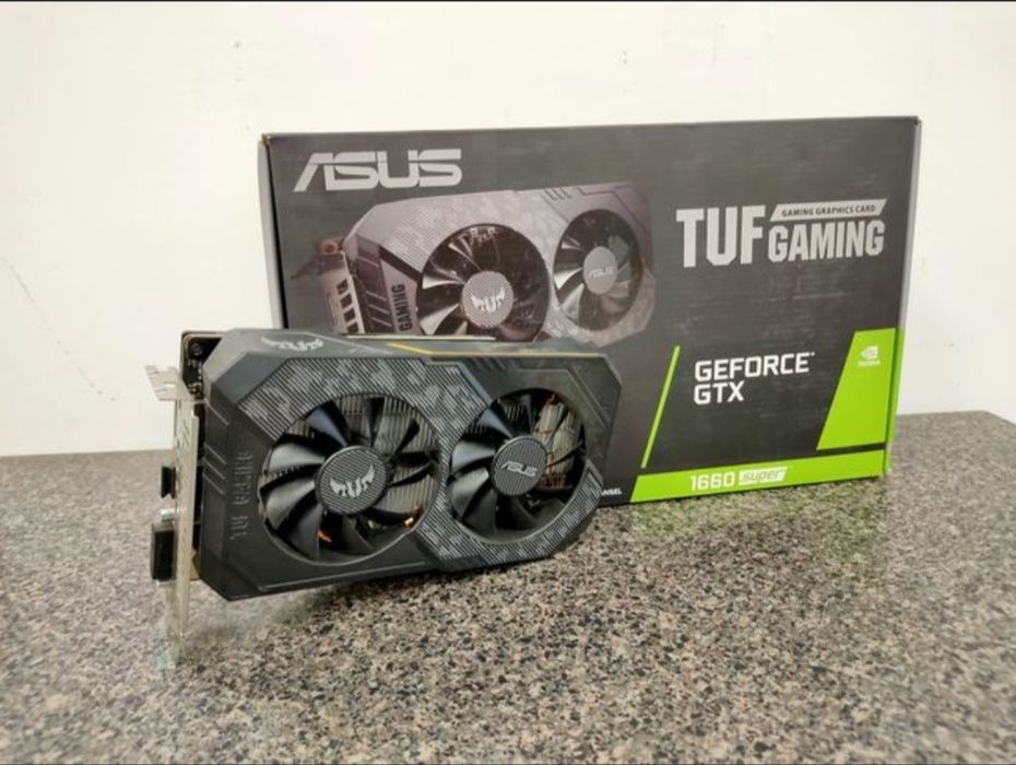 Видеокарта ASUS Tyf GTX 1660 SUPER 6-GB Магазин COMPiC