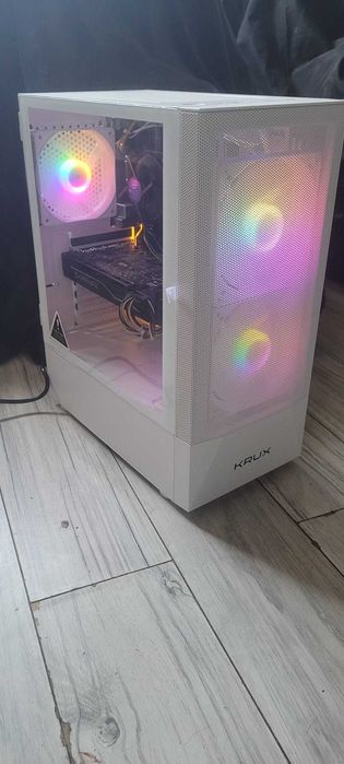 Komputer i5 7400 16gb DDR RX570 8gb Asus SSD RGB Szkło TPM2 CS Valorant