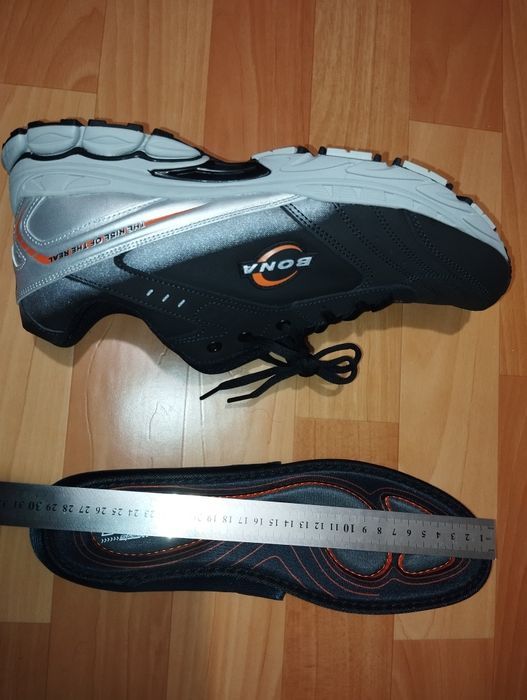 Спортивные мужские кроссовки бона BONA Нубук Размер 46 стелька 30 см