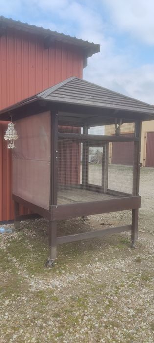 Woliera papugi kurnik