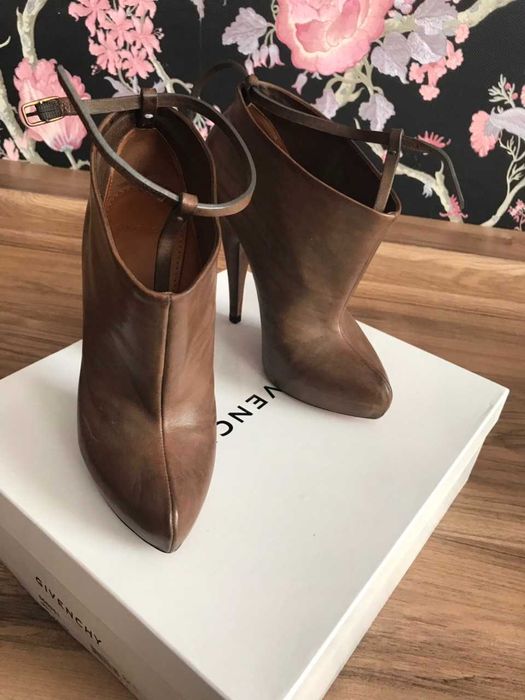Новые кожаные ботинки Givenchy, р. 36 (taupe) Люкс Оригинал