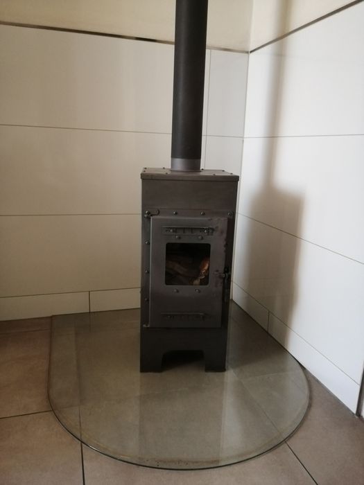 Piec koza ze szkłem hartowanym