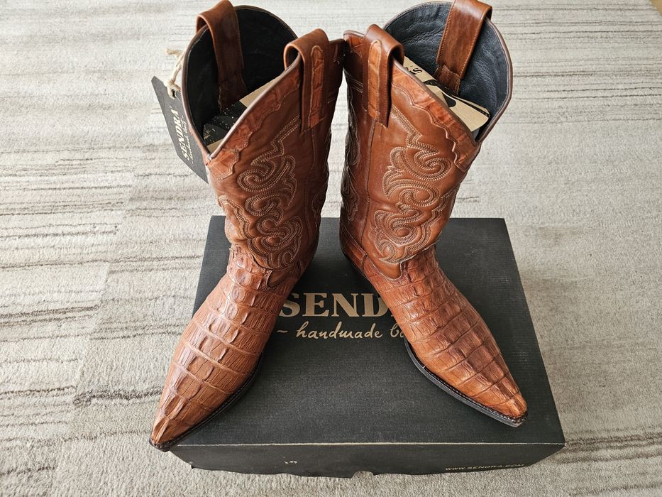 Kowbojki Sendra 42 prawdziwy aligator