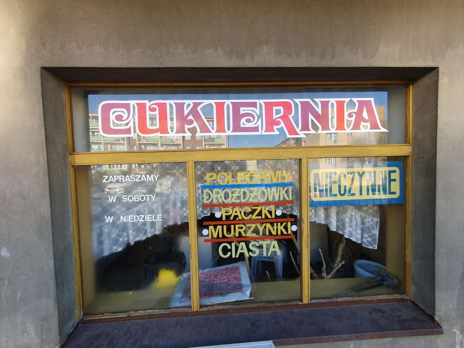 Na sprzedaż cukiernia z mieszkaniem.