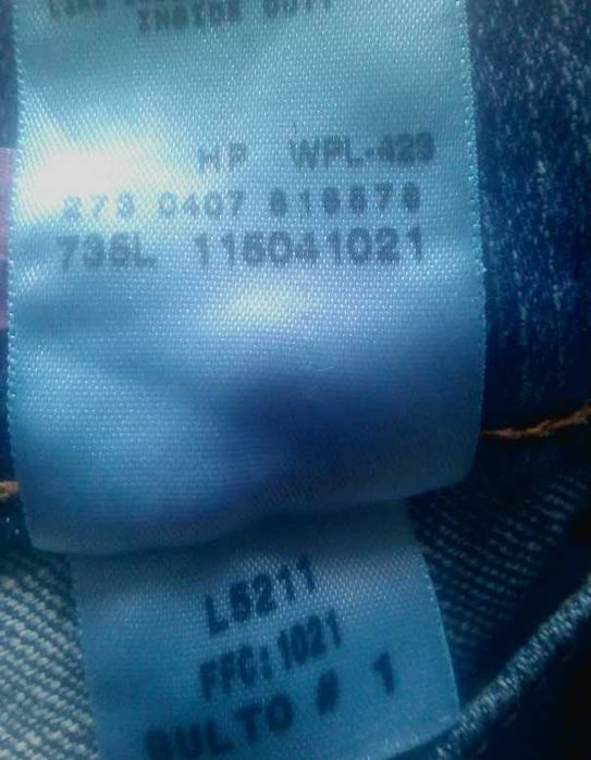 Дівочі джинси стрейчевые Levis 504 Mexico орігінал