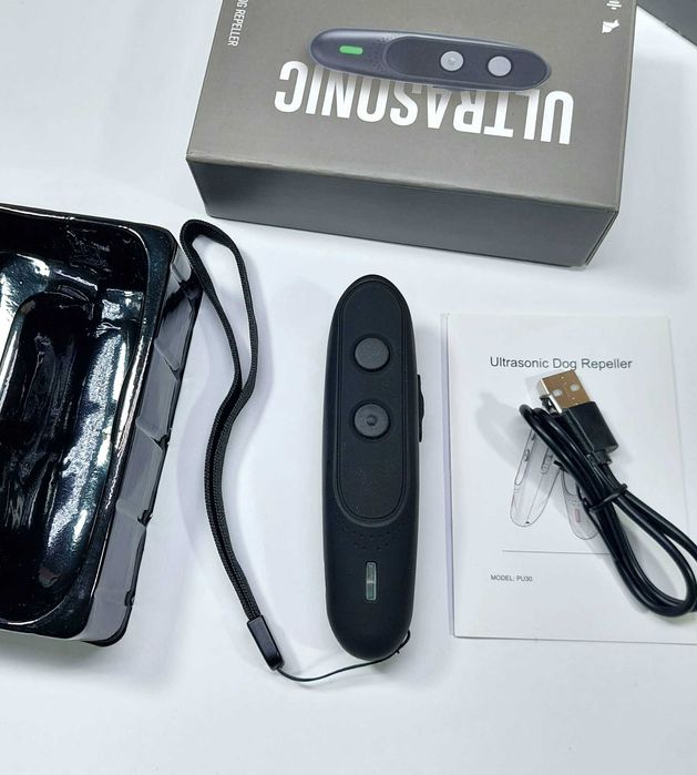 Ultrasonic PU30 ультразвуковой отпугиватель собак - супер відлякувач тварин 4в1
