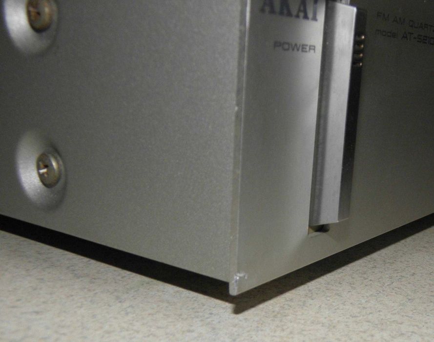 ! Wysyłka GratiS ! AKAI Tuner AT-S210 Radio alu panel AT 210 szerokość 44 cm Unitra Diora
