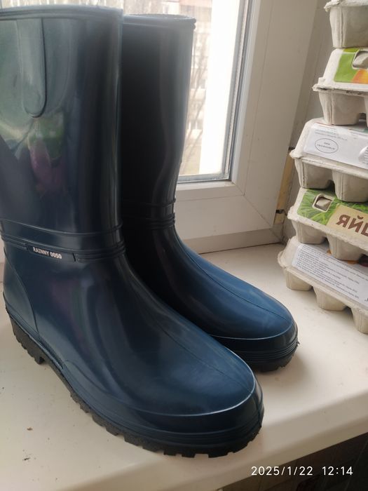 Чоботи гумові 40