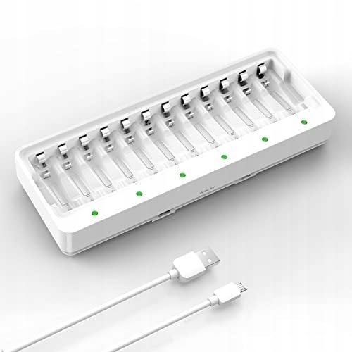 Ładowarka do akumulatorów AA/AAA z wejściem USB-C