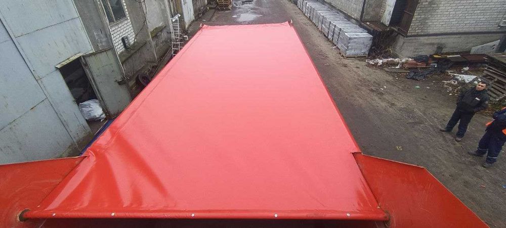 Полог на зерновоз, накидка на самоскид, тент на зерновоз