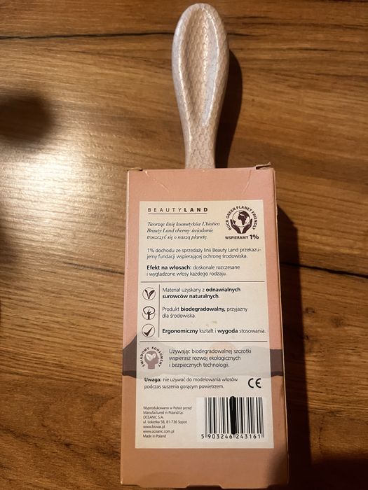 Eco szczotka do włosòw L’biotica