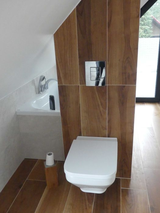 Domek Bielik z jakuzzi  nad jeziorem w Lubniewicach