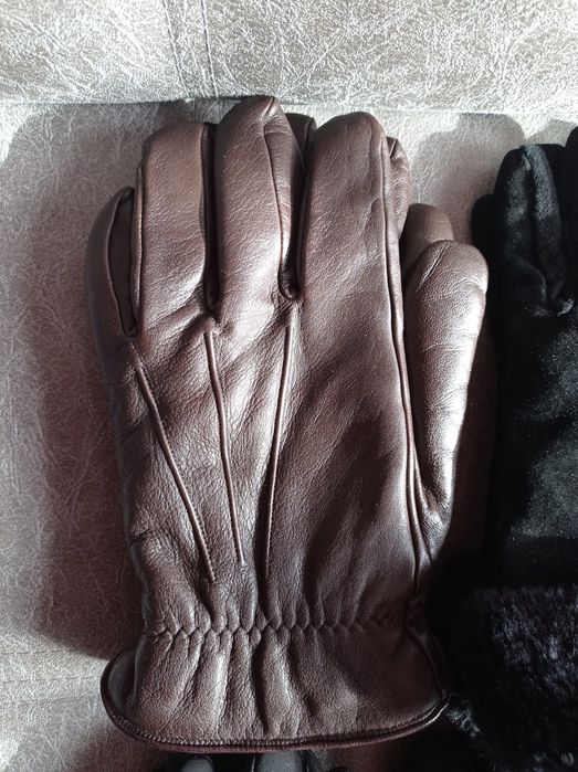 Перчатки кожаные, замшевые