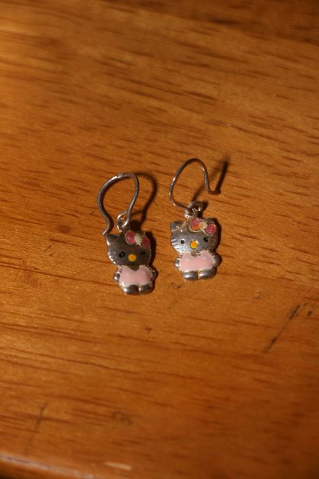 Brincos Compridos da Hello Kitty