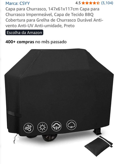 Weber Q 1100N a Gás + Kit Botija + Capa + Acessórios | Como Novo