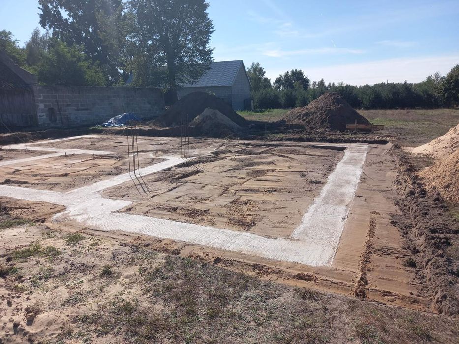 Usługi koparką, prace ziemne, piach, kruszywo, ziemia  ogrodowa