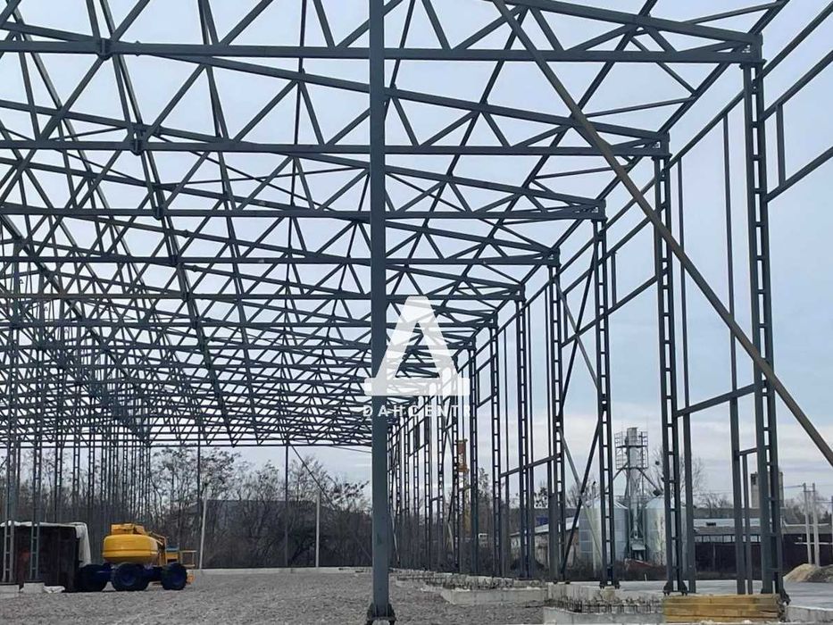 Каркас ангару - під СТО прямостінний під замовлення