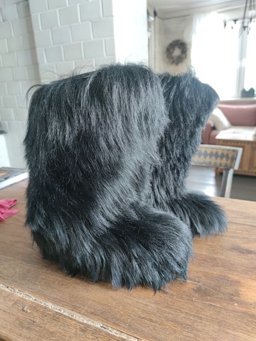 Śniegowce yeti futrzaki Oskar  koza futro naturalne ciepłe