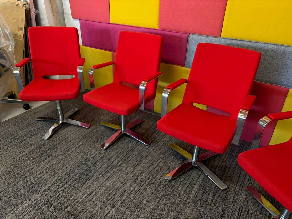 Krzesło fotel konferencyjne biurowe Martela SoftX piękne 4 szt