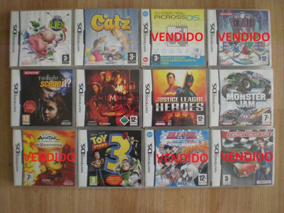 Nintendo DS - 33 jogos - todos com caixa
