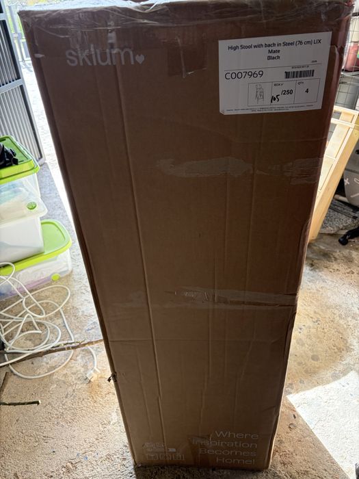 Pack 3 bancos altos com encosto