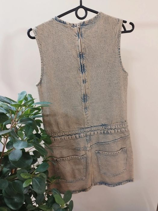 Sukienka jeansowa z efektem Vintage WashNOWA