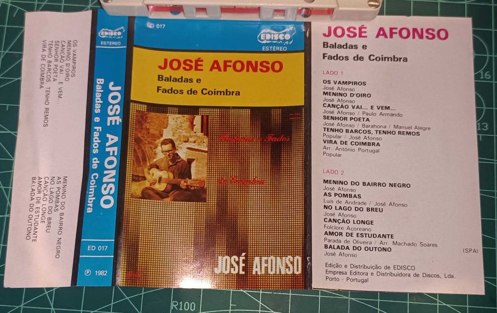 Cassette original José Afonso - 1982
